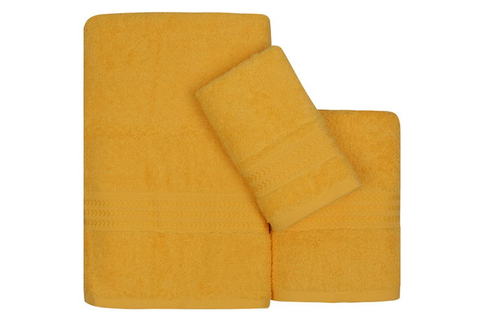 Mijölnir Rainbow - Dark Yellow Juego de Toallas de 3 Piezas